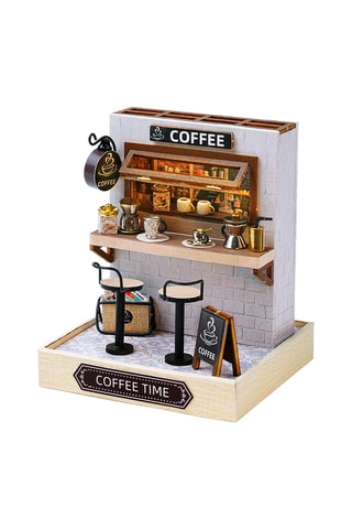 Maquete 3D em madeira A Hora do Café - A partir dos 14 anos
