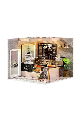 Maquete 3D em madeira Easy Cafe - A partir dos 14 anos