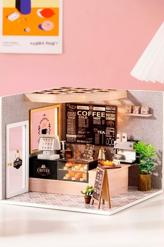 Maquete 3D em madeira Easy Cafe - A partir dos 14 anos