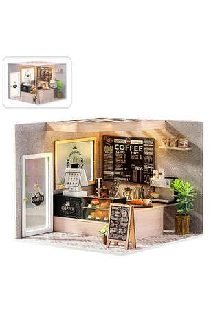 Maquete 3D em madeira Easy Cafe - A partir dos 14 anos