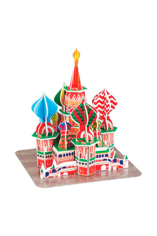 Puzzle 3D Cattedrale San Basilio - 39 pezzi - Da 7 anni