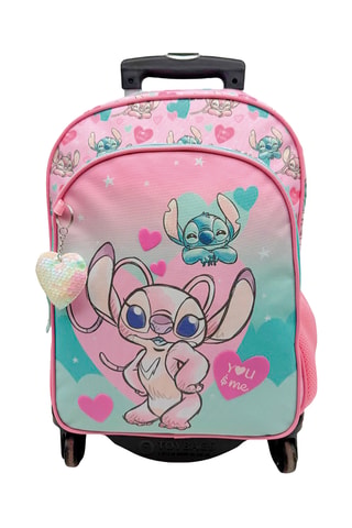 Zaino trolley Angel & Stitch - Multicolore