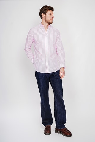 Camisa de lino - Rosa