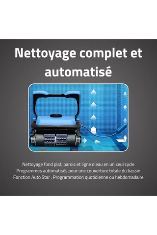 Robot nettoyeur de piscine autonome Saphyr
