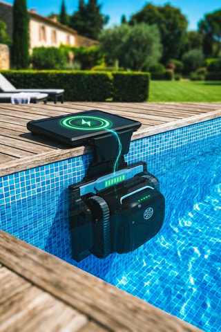 Robot nettoyeur de piscine autonomie Aqualys - 2,5 h d'autonomie