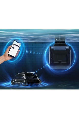 Robot nettoyeur de piscine autonomie Aqualys - 2,5 h d'autonomie