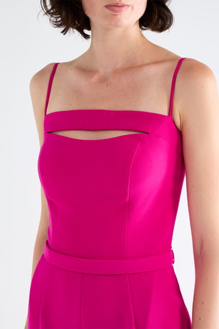 Tuta senza maniche - Fucsia