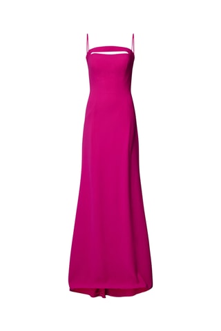 Abito lungo senza maniche - Fucsia