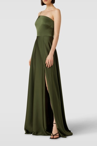 Abito lungo senza maniche - Verde oliva