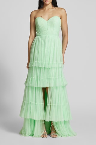 Abito bustier senza maniche - Verde chiaro