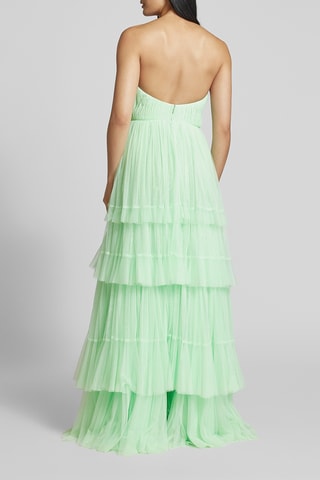 Abito bustier senza maniche - Verde chiaro