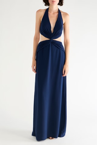 Abito lungo senza maniche - Navy