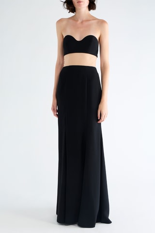 Abito bustier senza maniche - Nero