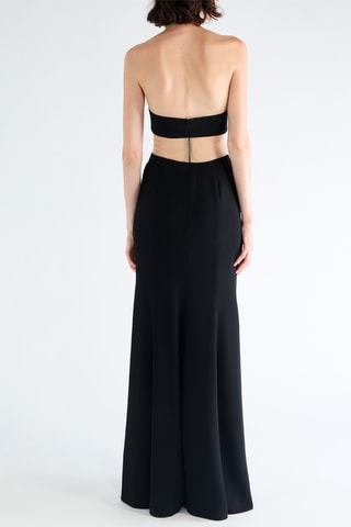 Abito bustier senza maniche - Nero