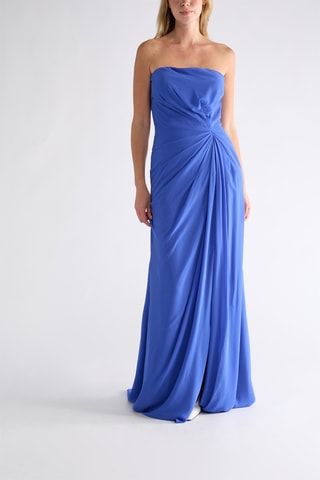 Abito bustier senza maniche - Blu