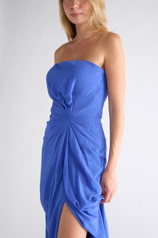 Abito bustier senza maniche - Blu
