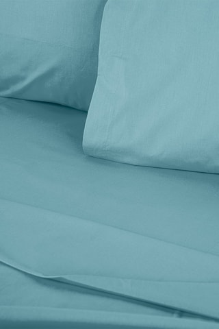 Conjunto de edredão em algodão reforçado 57 fios/cm² Tonne Mavie - Verde-hortelã