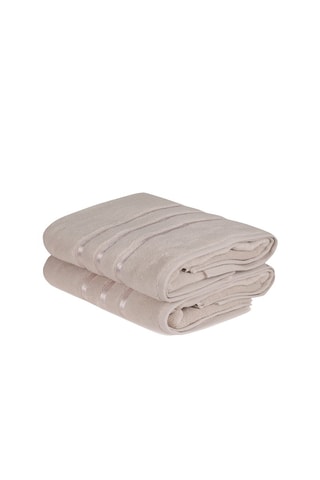 2 toalhas de banho grandes Dolce Toupeira - 70 x 140 cm
