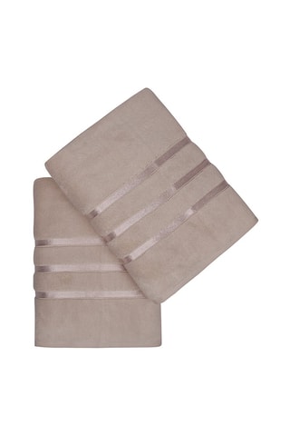 2 toalhas de banho grandes Dolce Toupeira - 70 x 140 cm