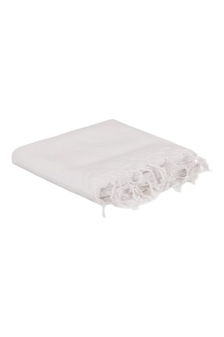 Toalha fouta - Branco - 100 x 150 cm
