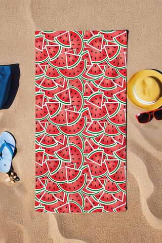 Toalha de praia - Vermelho - 75 x 150 cm