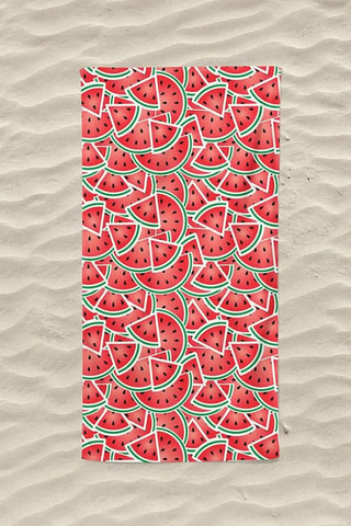 Toalha de praia - Vermelho - 75 x 150 cm