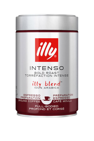 6 botes de café molido Intenso Illy - 250 g