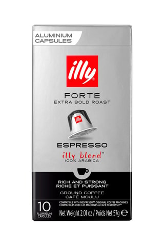 Café Forte Expresso Illy - 10 x 10 cápsulas