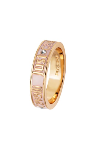 Bague ornée de cristaux Swarovski Preziosa - Doré et blanc