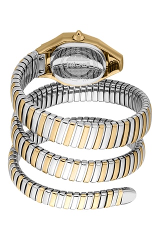 Montre à quartz en acier - Argenté et doré
