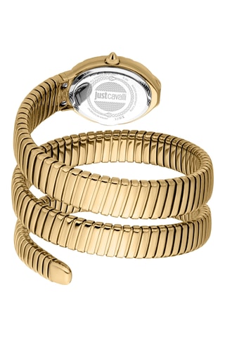 Montre à quartz en acier - Doré