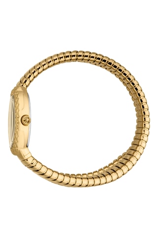Montre à quartz en acier - Doré