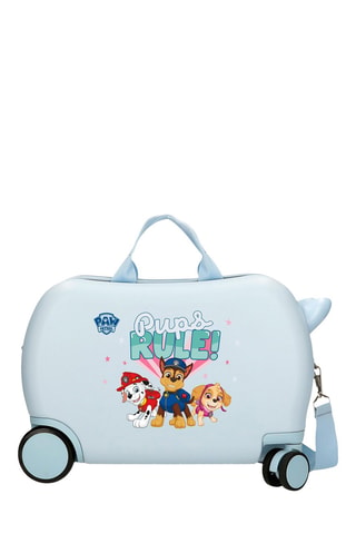 Maleta infantil La Patrulla Canina - 45 cm - Rojo, azul y rosa