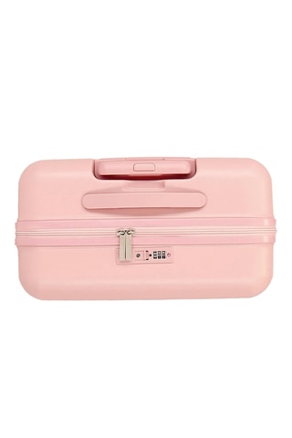 Maleta de cabina Mickey Disney - 55 cm - Blanco, negro y rosa