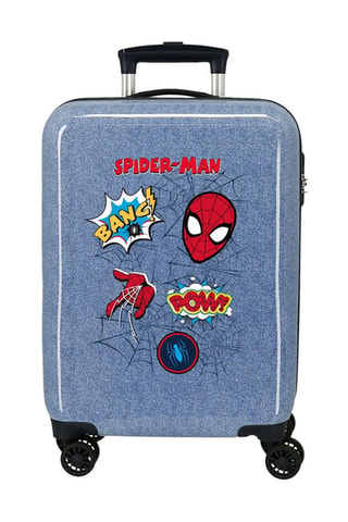 Maleta de cabina Mickey Disney - 55 cm - Rojo y azul