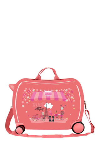 Maleta con ruedas Roll Road Coffee Shop - 50 cm - Rosa