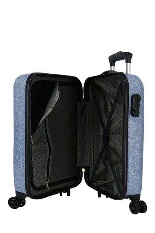 Maleta de cabina Roll Road Peace - 55 cm - Azul