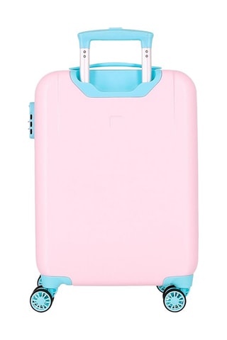 Maleta de cabina - 55 cm - Blanco, verde y rosa