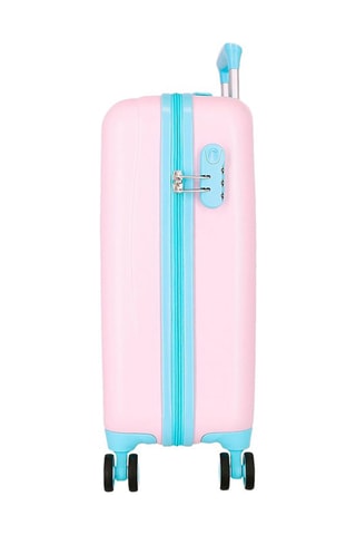 Maleta de cabina - 55 cm - Blanco, verde y rosa