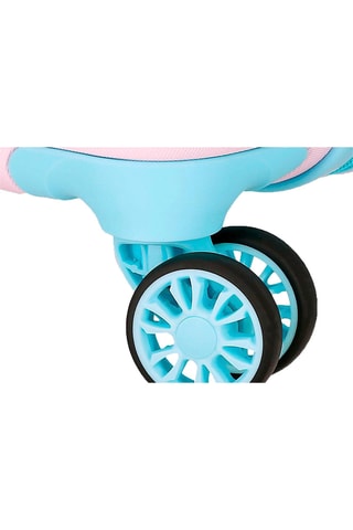 Maleta de cabina - 55 cm - Blanco, verde y rosa