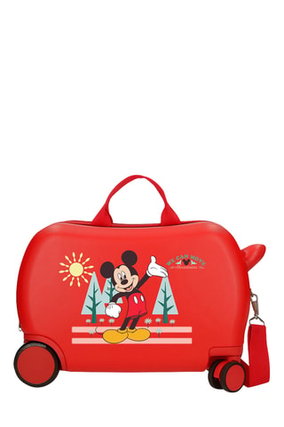 Maleta de cabina (S) Mickey Disney - 45 cm - Rojo