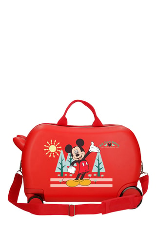 Maleta de cabina (S) Mickey Disney - 45 cm - Rojo