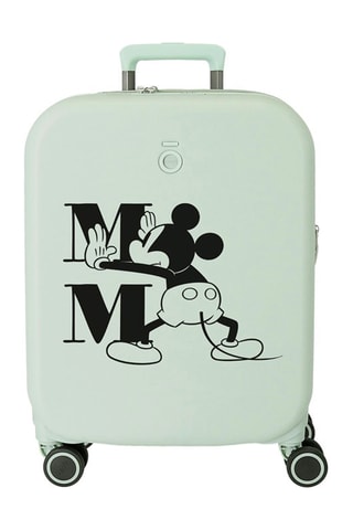Maleta de cabina Mickey Mouse Disney - 55 cm - Verde