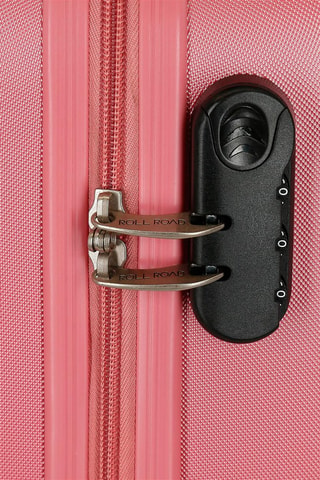 Juego de 3 maletas (S/M/L) - 55/65/75 cm - Rosa
