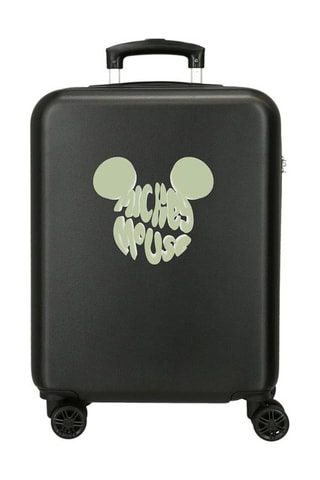 Maleta de cabina Mickey Disney  - 55 cm - Negro y verde