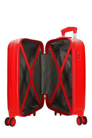 Maleta de cabina Rayo McQueen Cars Disney Pixar - 50 cm - Negro, rojo y azul