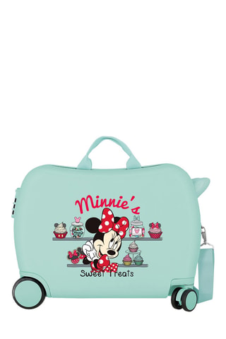 Maleta con ruedas Minnie Disney - 50 cm - Verde