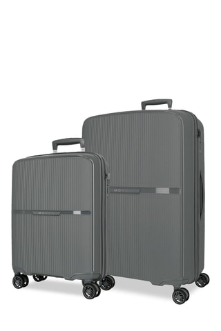 Maleta de cabina y maleta mediana (S/M) - 56/66 cm - Gris