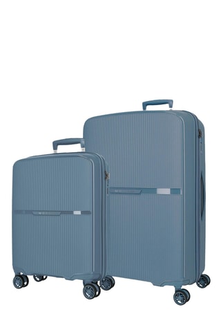 Maleta de cabina y maleta mediana (S/M) - 56/66 cm - Azul