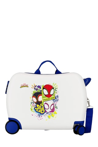 Maleta infantil Spidey y su superequipo Marvel (S) - 50 cm - Blanco